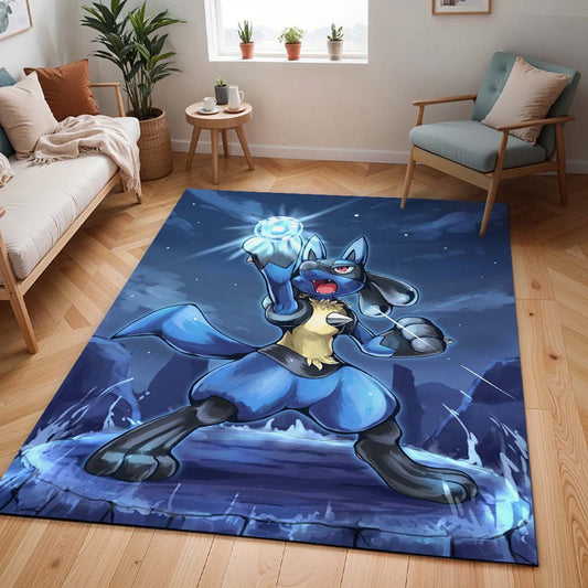 Lucario Pokémon  - Lucario Pokemon 3 Teppich - TOK