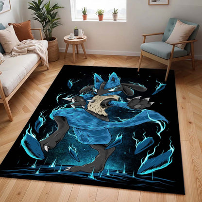 Lucario Pokémon  - Lucario Pokemon 5 Teppich - TOK