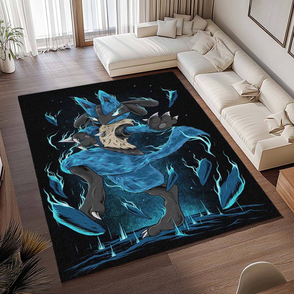 Lucario Pokémon  - Lucario Pokemon 5 Teppich - TOK 2