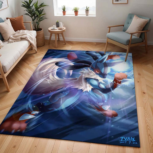 Lucario Pokémon  - Lucario Pokemon 7 Teppich - TOK