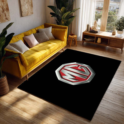 MG Black Background Teppich - Teppich mit Automotiv-Motiv-2