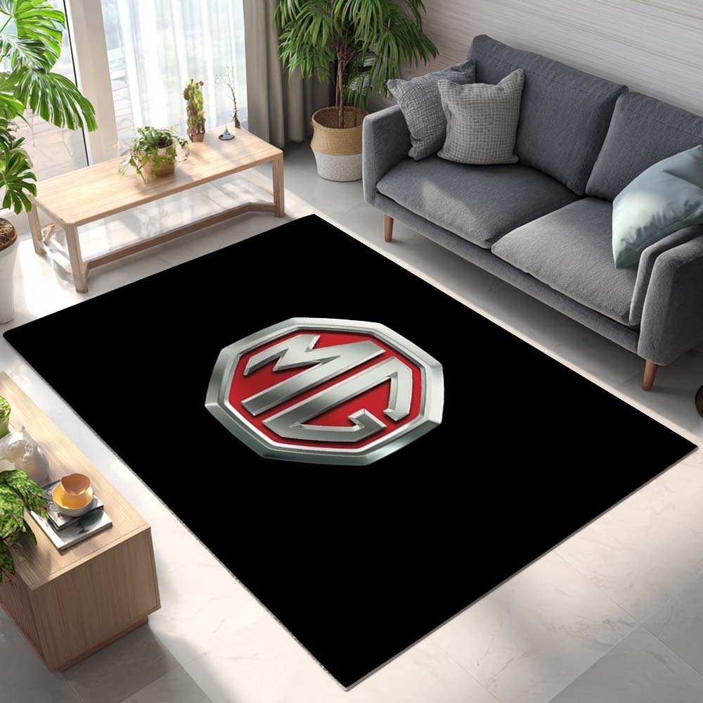 MG Black Background Teppich - Teppich mit Automotiv-Motiv