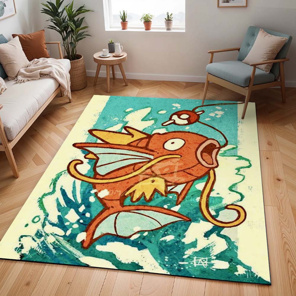 Shiny Karpador Wasser Pokémon  - Magikarp Shiny Water Pokemon 2 Teppich - TOK
