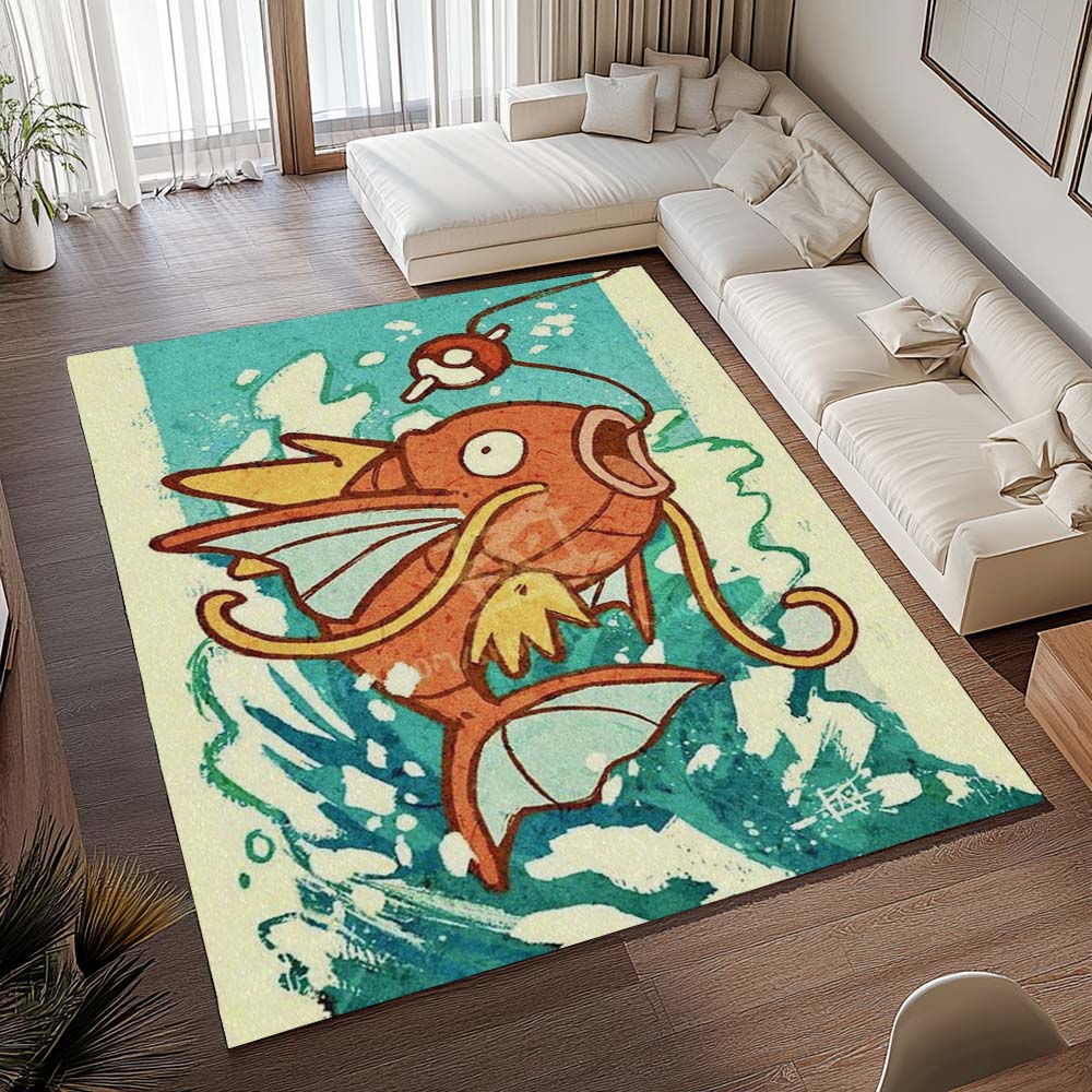Shiny Karpador Wasser Pokémon  - Magikarp Shiny Water Pokemon 2 Teppich - TOK 2