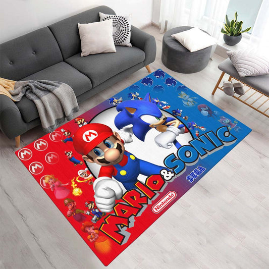 Mario und Sonic 2 Teppich - TOK