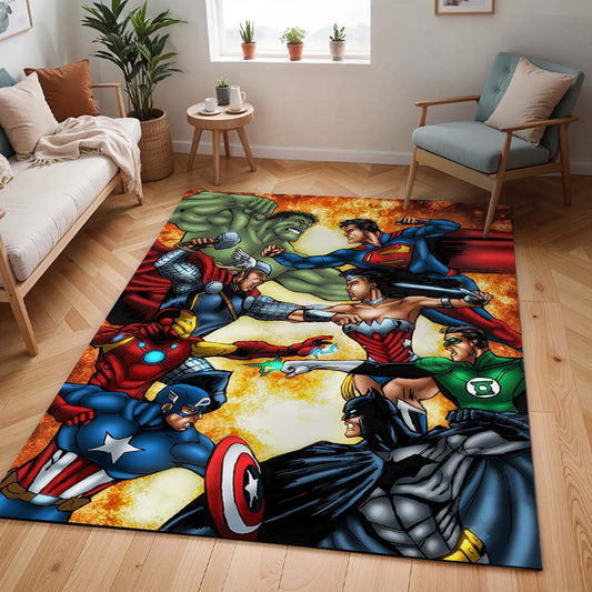 Marvel und DC Comics Teppich - TOK
