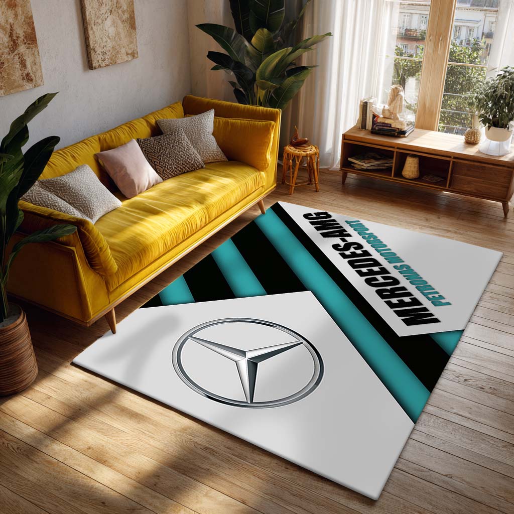 Mercedes-AMG Petronas Motorsport 02 Teppich - Teppich mit Automotiv-Motiv-2