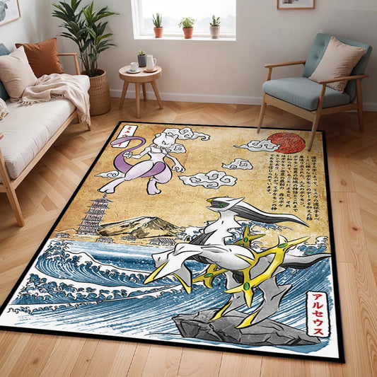 Mewtu und Arceus – Pokémon Teppich - TOK