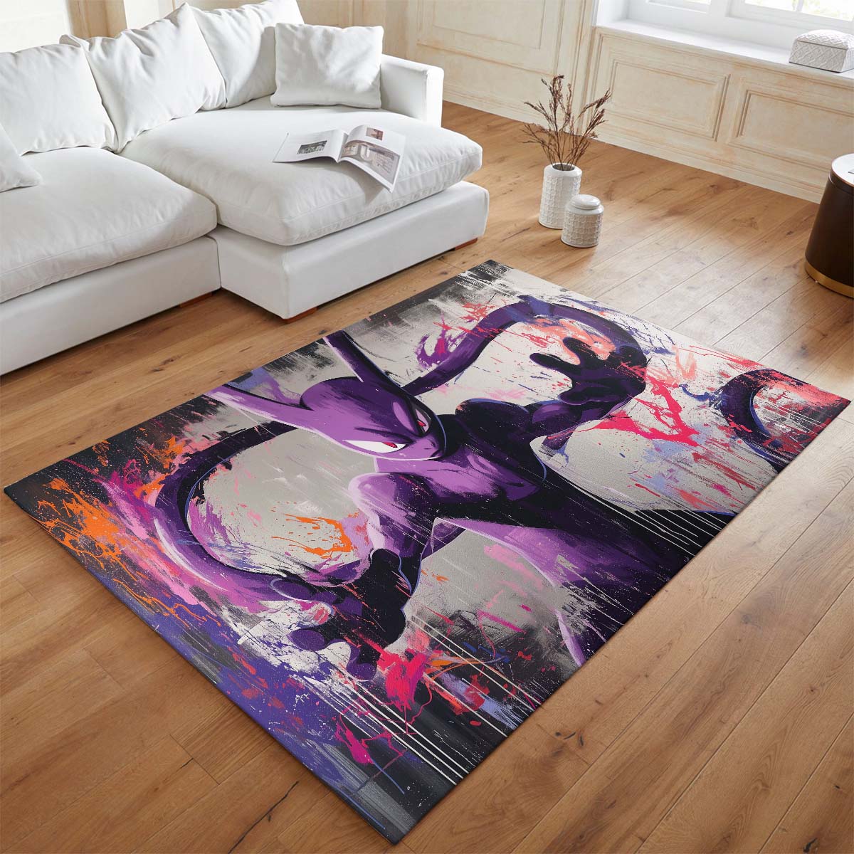 Mewtu Pokémon  - Mewtwo Pokemon 13 Teppich - TOK 2