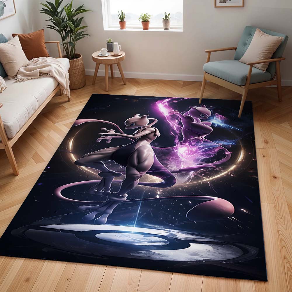 Mewtu Pokémon  - Mewtwo Pokemon 17 Teppich - TOK
