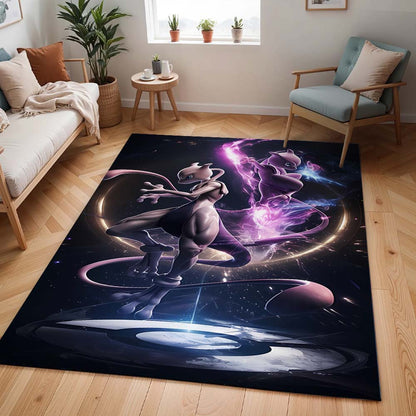 Mewtu Pokémon  - Mewtwo Pokemon 17 Teppich - TOK