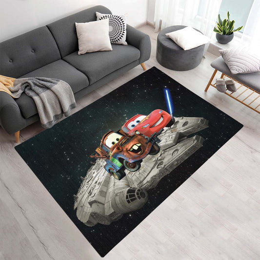 Millennium Falke, Lightning McQueen und Hook Teppich - TOK