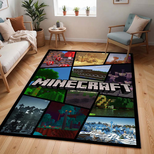 Minecraft Biom Ebenen Tundra Nether Teppich - TOK
