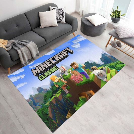 Minecraft Klassisch Alle Charaktere Steve Alex und Freunde Teppich - TOK