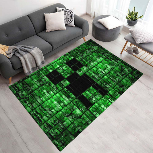 Minecraft Creeper Gesicht 2 Teppich - TOK