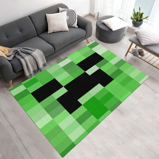 Minecraft Creeper Videospiel Teppich Spielteppich Teppich - TOK