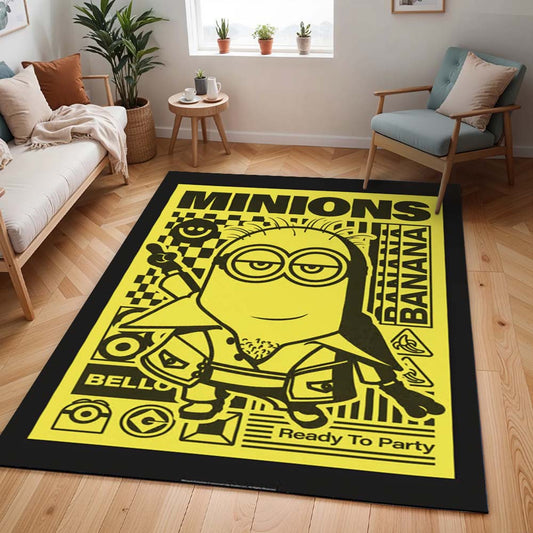 Minions – Bereit für die Bananenparty Teppich - TOK
