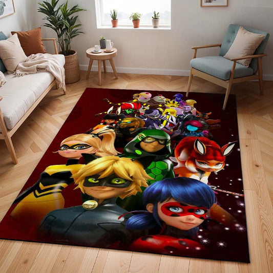 Miraculous Ladybug – Alle Charaktere 08 Teppich - TOK