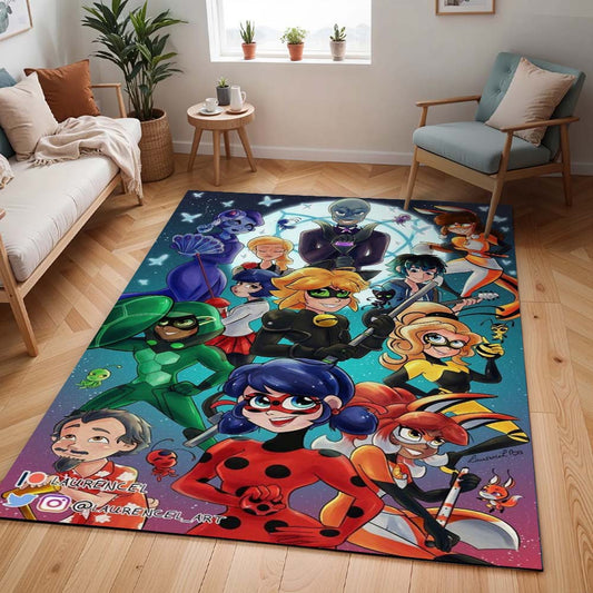 Miraculous Ladybug – Alle Charaktere 10 Teppich - TOK