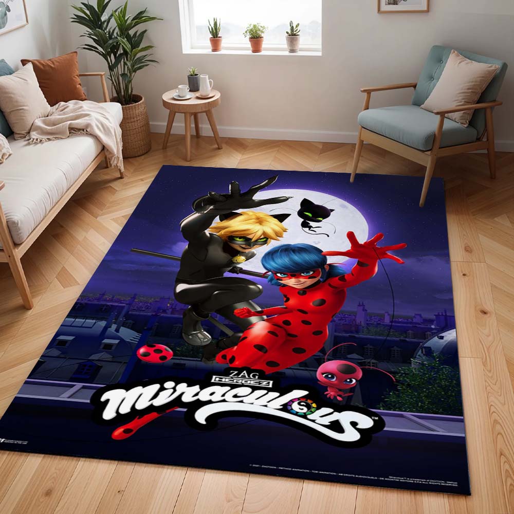 Miraculous Ladybug und Cat Noir 01 Teppich - TOK