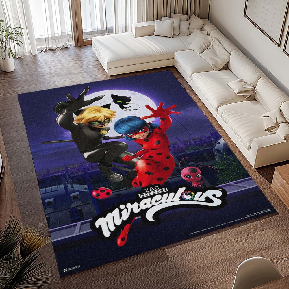 Miraculous Ladybug und Cat Noir 01 Teppich - TOK 2