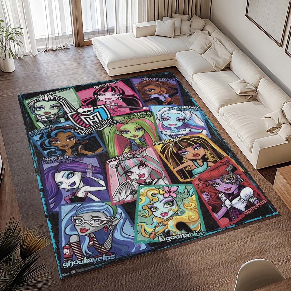 Monster High – Alle Charaktere 01 Teppich - TOK 2