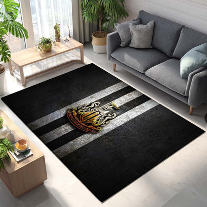 Newcastle United FC Premier League Golden Logo Teppich 2
