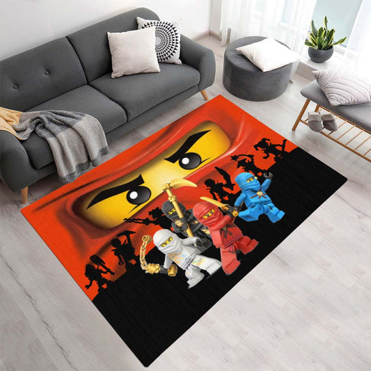 Ninjago Alle Charaktere 1001 Teppich - TOK