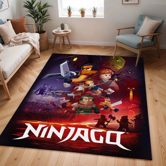 Ninjago Alle Charaktere 1002 Teppich - TOK