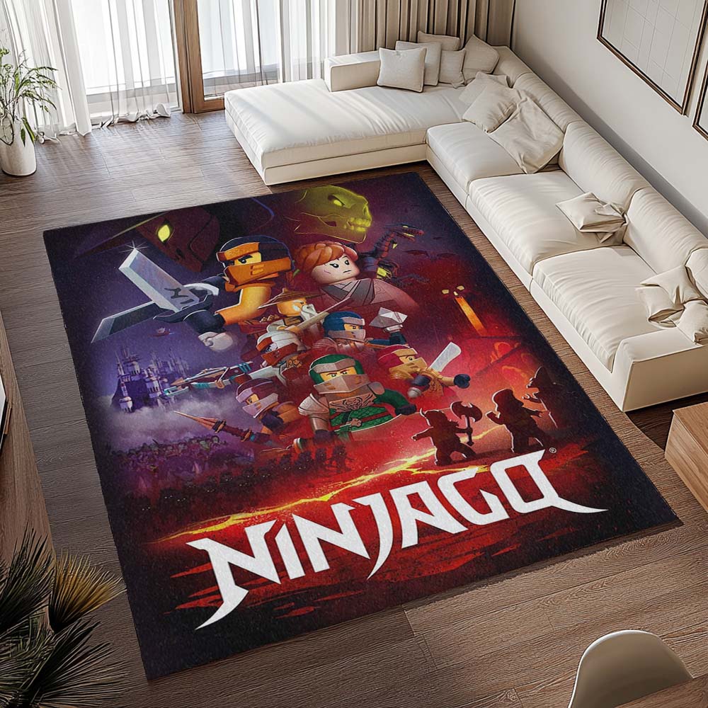 Ninjago Alle Charaktere 1002 Teppich - TOK 2