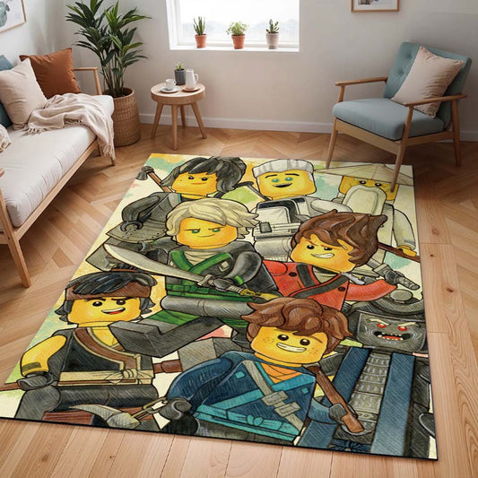 Ninjago Alle Charaktere 1015 Teppich - TOK
