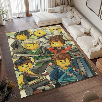 Ninjago Alle Charaktere 1015 Teppich - TOK 2