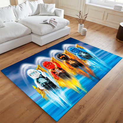 Ninjago Alle Charaktere Kampf 1011 Teppich - TOK 2