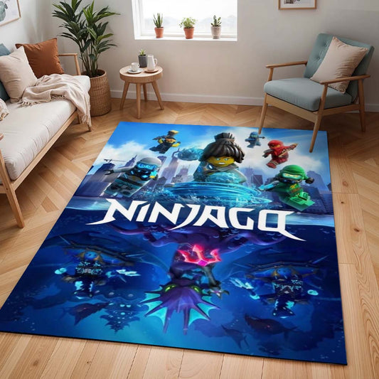 Ninjago Alle Charaktere Kampf 1015 Teppich - TOK