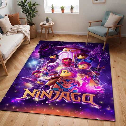Ninjago Alle Charaktere Kampf 1017 Teppich - TOK