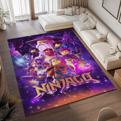 Ninjago Alle Charaktere Kampf 1017 Teppich - TOK 2