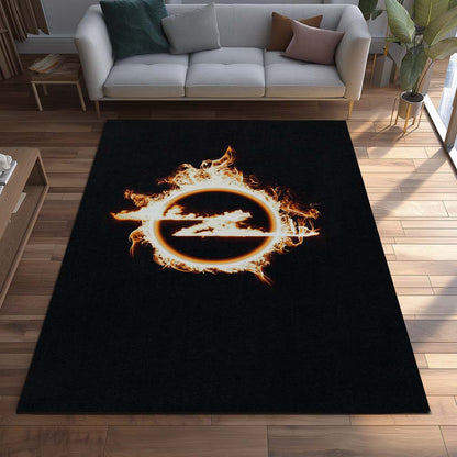 Opel Car Logo Fire Teppich - Teppich mit Automotiv-Motiv-2