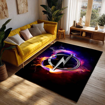 Opel Heart Fire Teppich - Teppich mit Automotiv-Motiv-2