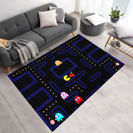 Pac-Man Dungeon Spiel mit Geist und Frucht Teppich - TOK