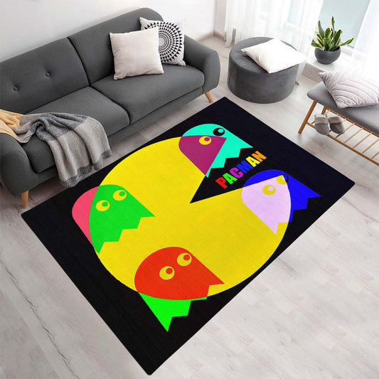 Pac-Man frisst Geister Bunt Teppich - TOK