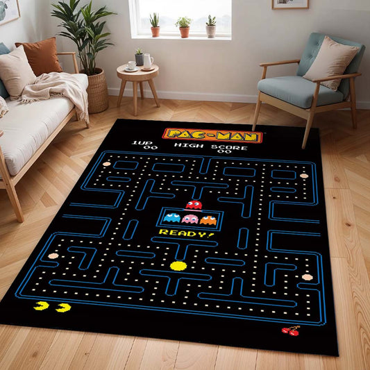 Pac-Man Spiel Highscore Bildschirm Bereit Teppich - TOK