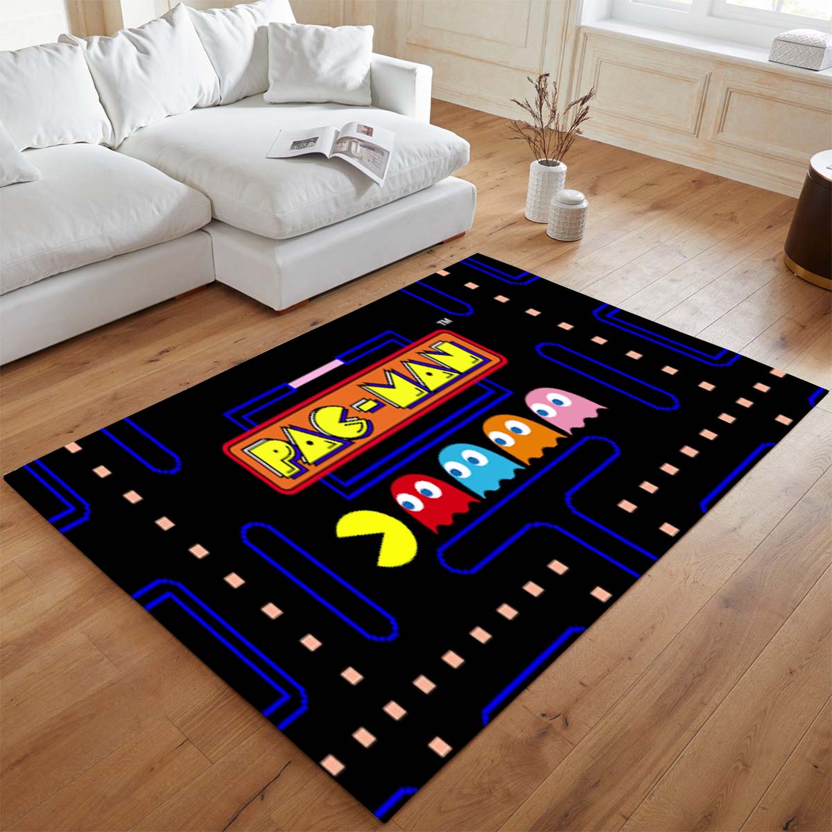 Pac-Man Spielzimmer Geschenk Teppich - TOK 2