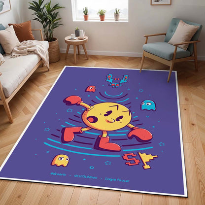 Pac-Man und Geister 3 Teppich - TOK