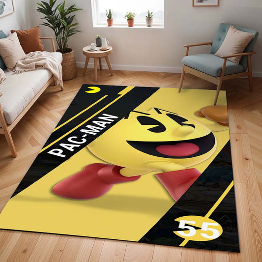 Pac-Man im Rahmen mit fröhlichem Blick Teppich - TOK