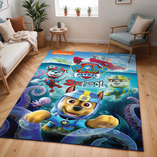 Paw Patrol – Alle Charaktere unter dem Meer Teppich - TOK