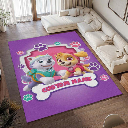 Paw Patrol – Everest und Skye – Benutzerdefiniert Teppich - TOK 2
