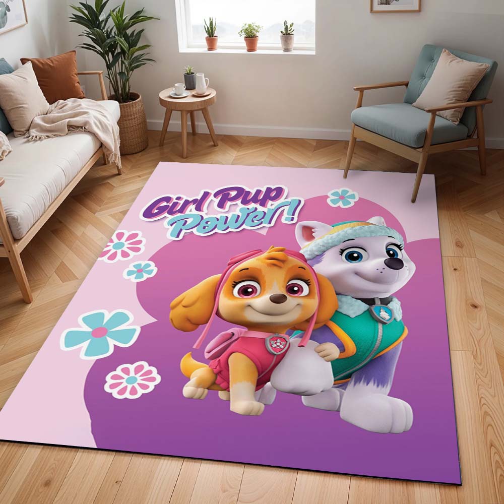 Paw Patrol – Girl Pup Power – Everest und Skye Teppich - TOK