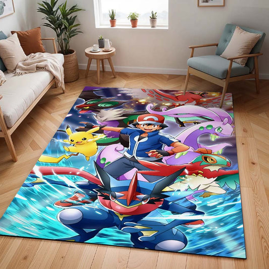 Pikachu Detektiv Alle Charaktere 1 Teppich - TOK