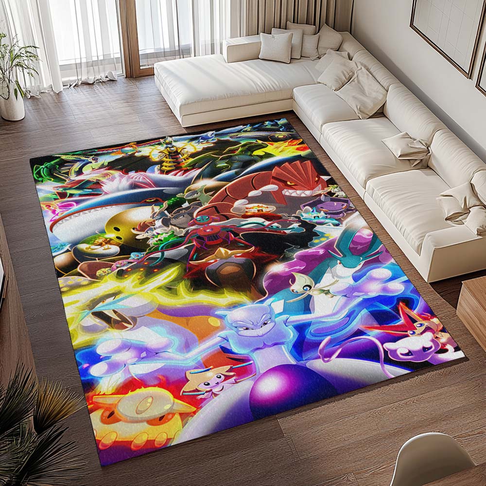 Pokémon Alle Charaktere 1 Teppich - TOK 2
