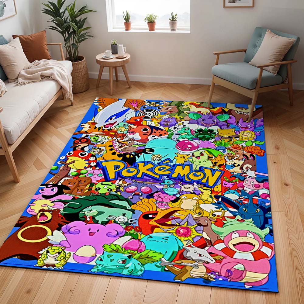 Pokémon Alle Charaktere 3 Teppich - TOK